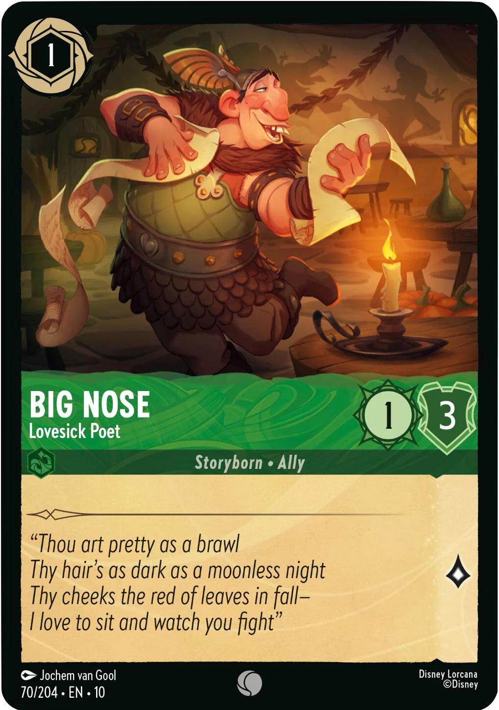Big Nose - Lovesick Poet - 70/204 - (Whispers in the Well)