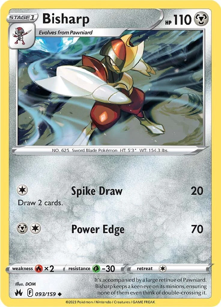 Bisharp - 093/159 - (SWSH: Crown Zenith)