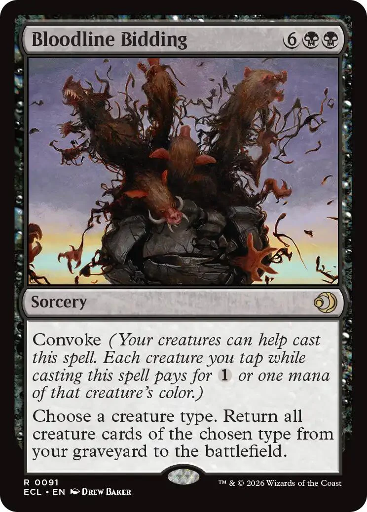 Bloodline Bidding - 91 - (Lorwyn Eclipsed)