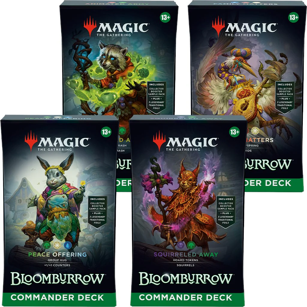 Magic: The Gathering - Bloomburrow Commander Deck Display