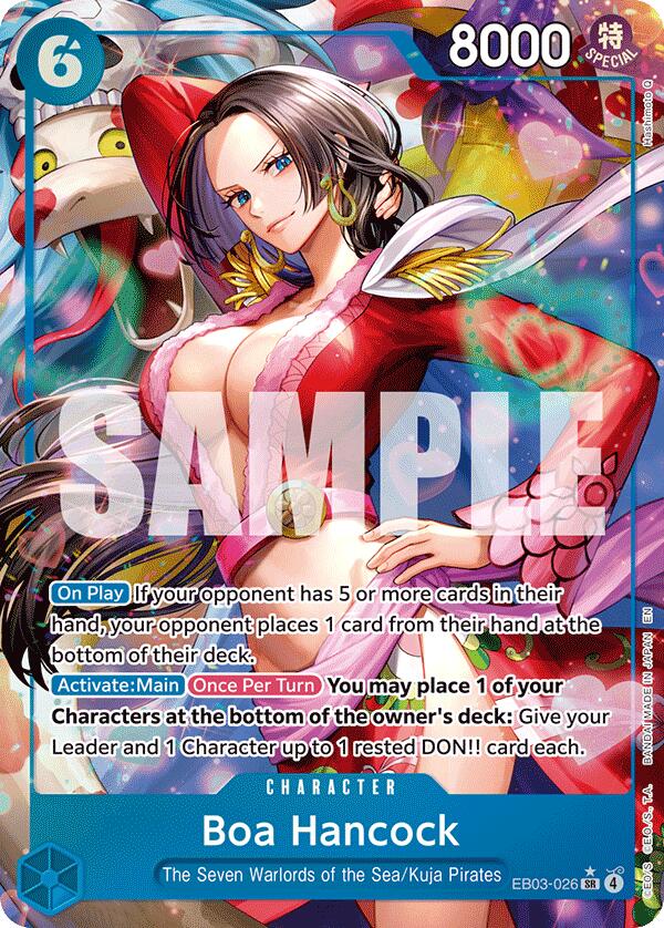 Boa Hancock (Alternate Art) - EB03-026 - (Extra Booster: One Piece Heroines Edition)