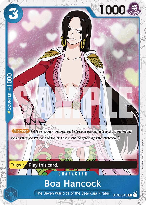Boa Hancock (ST03-013) (Jolly Roger Foil) - ST03-013 - (Premium Booster -The Best-)