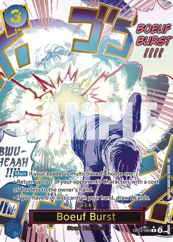 Boeuf Burst (Alternate Art) - OP12-060 - (Legacy of the Master)