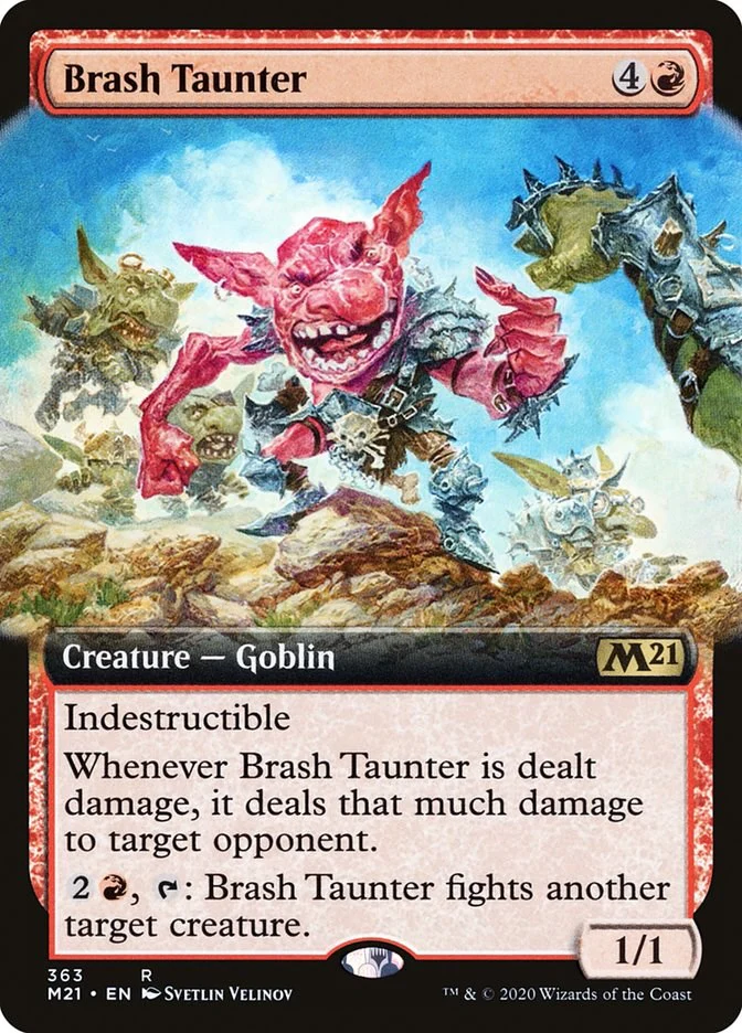 Brash Taunter (Extended Art) - 363 - (Core Set 2021)
