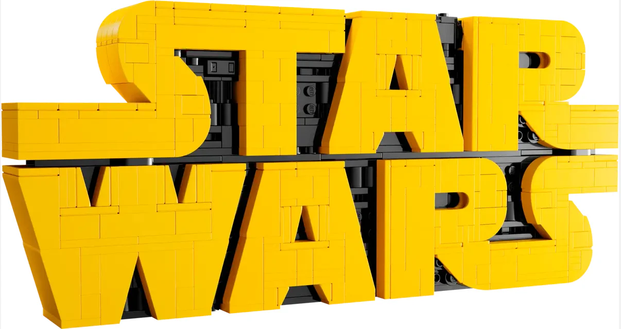 LEGO Brick-Built Star Wars Logo - Image 3