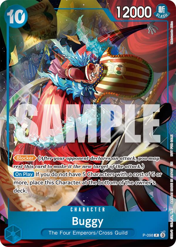 Buggy (Event Pack Vol. 8) - P-098 - (One Piece Promotion Cards)