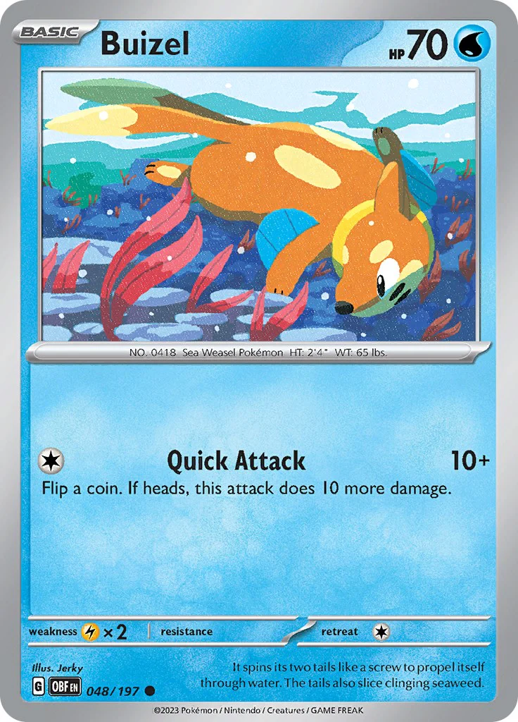 Buizel - 048/197 - (SV03: Obsidian Flames)