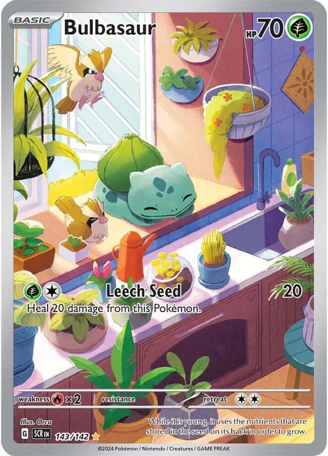 Bulbasaur - 143/142 - (SV07: Stellar Crown)