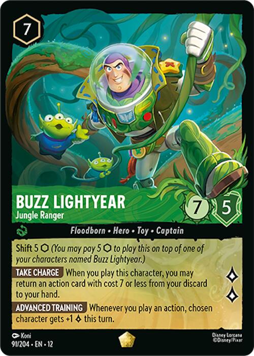 Buzz Lightyear - Jungle Ranger - 91/204 - (Wilds Unknown)
