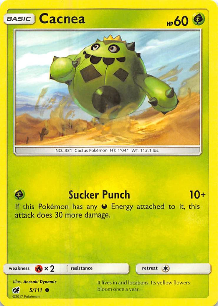 Cacnea - 5/111 - (SM - Crimson Invasion)