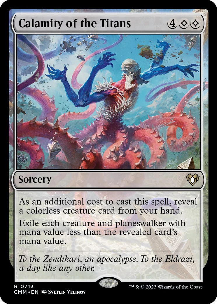 Calamity of the Titans - 713 - (Commander Masters)
