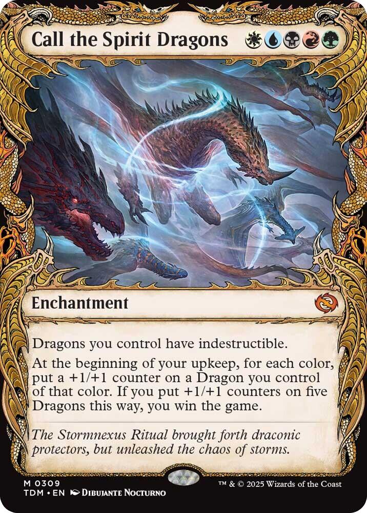 Call the Spirit Dragons (Showcase) - 309 - (Tarkir: Dragonstorm)