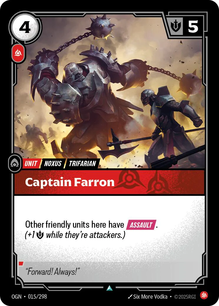Origins - Captain Farron 015/298