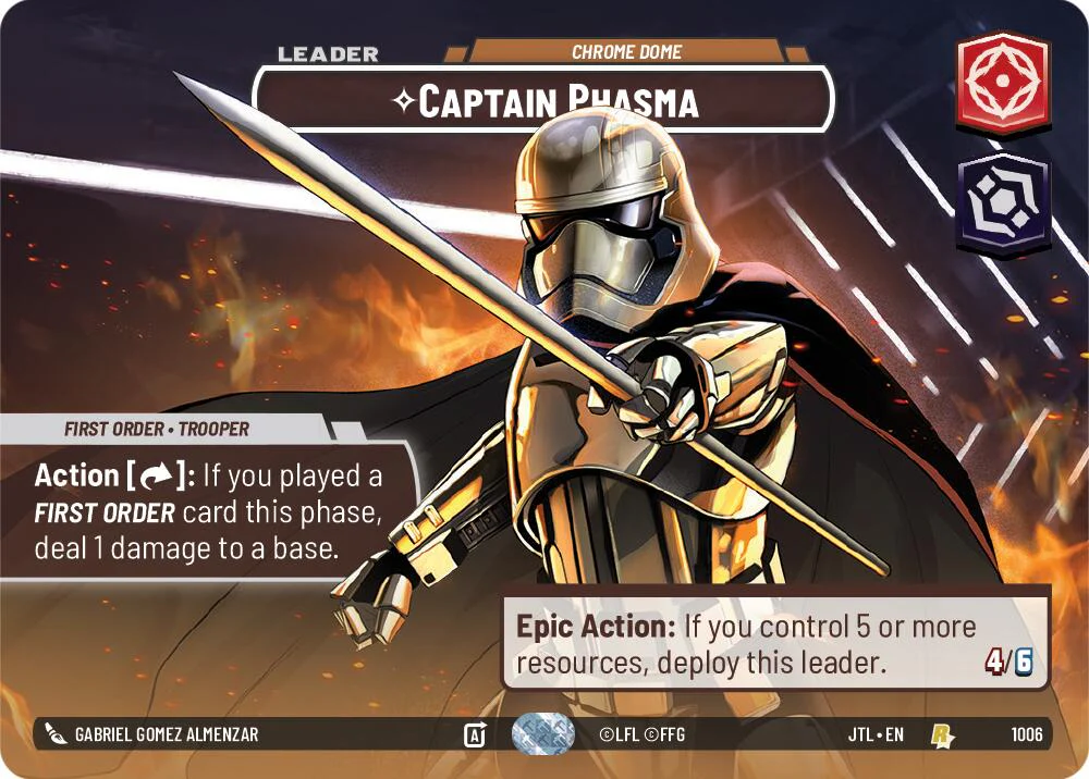 Captain Phasma - Chrome Dome (Showcase) - 1006 - (Jump to Lightspeed)
