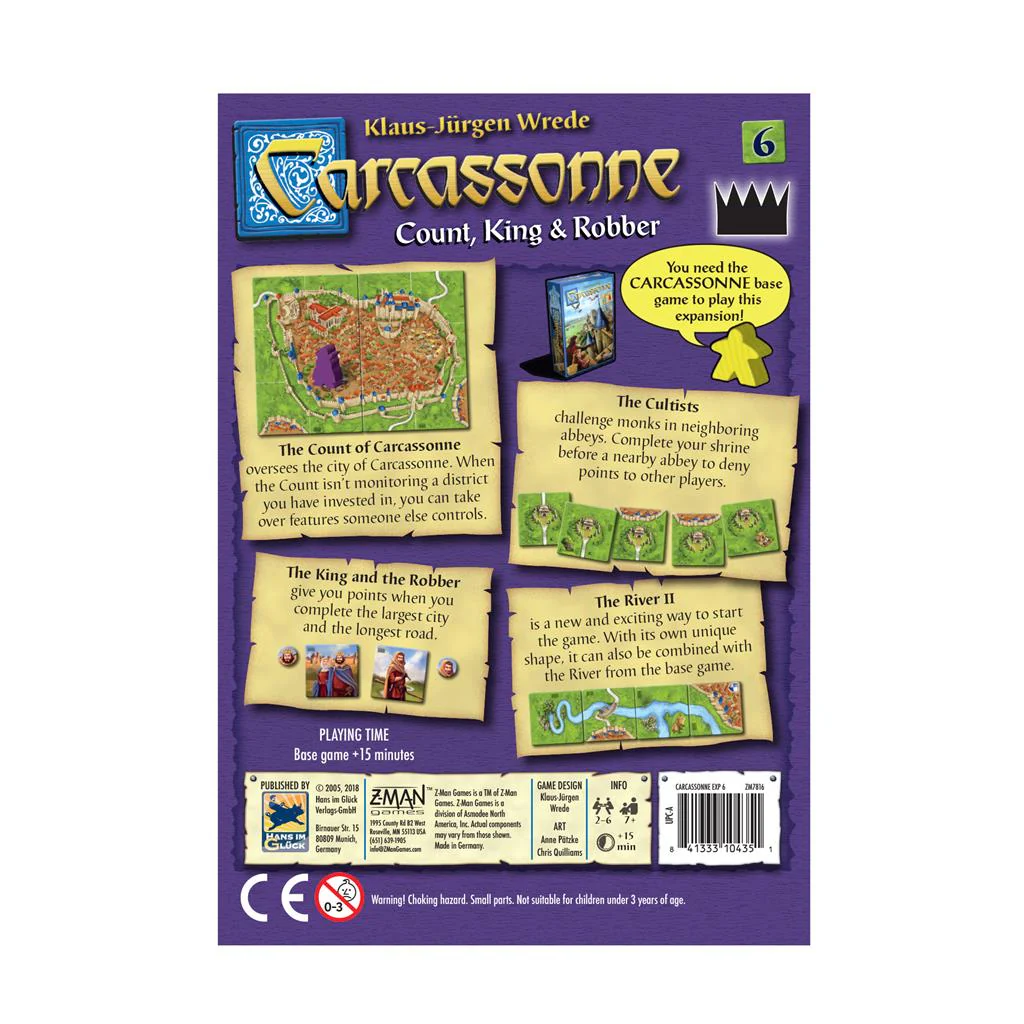 Carcassonne Expansion 6: Count, King and Robber - Image 2