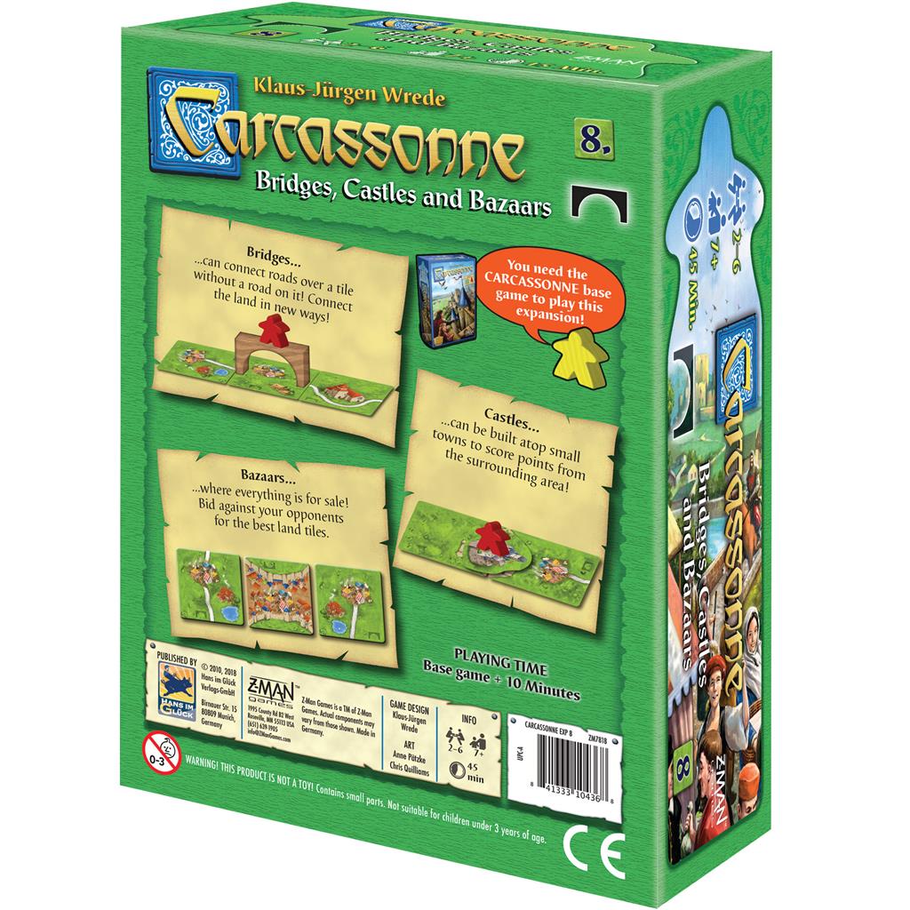 Carcassonne Expansion 8: Bridges, Castles and Bazaars - Image 2