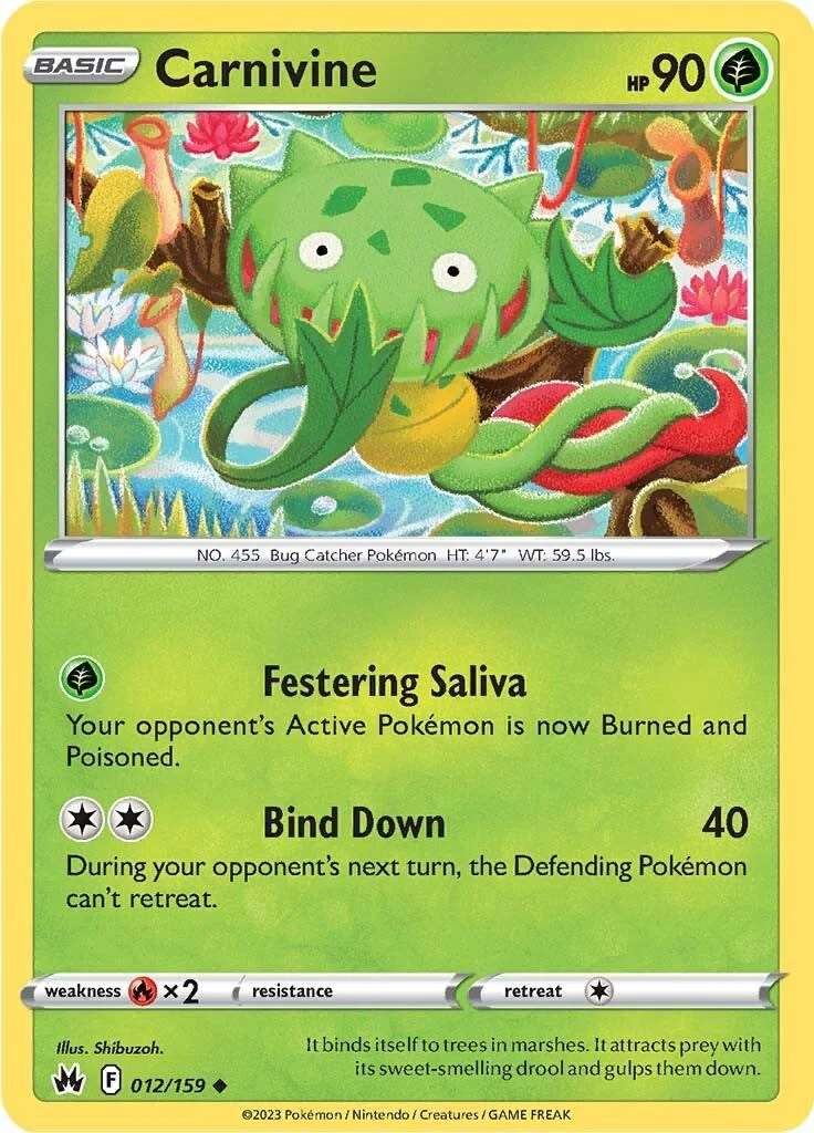Carnivine - 012/159 - (SWSH: Crown Zenith)