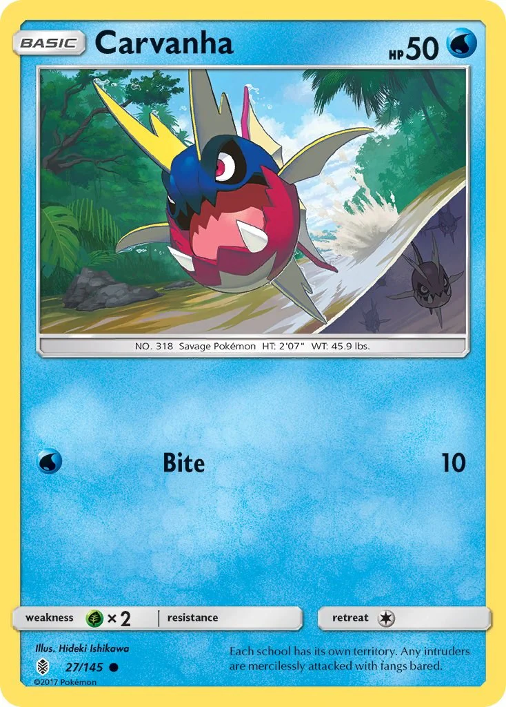 Carvanha - 27/145 - (SM - Guardians Rising)