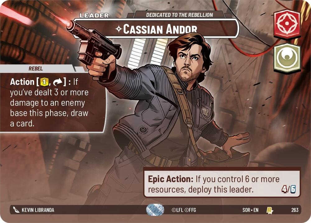 Cassian Andor - Dedicated to the Rebellion (Showcase) - 263 - (Spark of Rebellion)