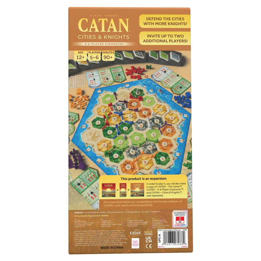 Catan: Cities & Knights - 5-6 Player Expansion (6th Edition) - Image 2
