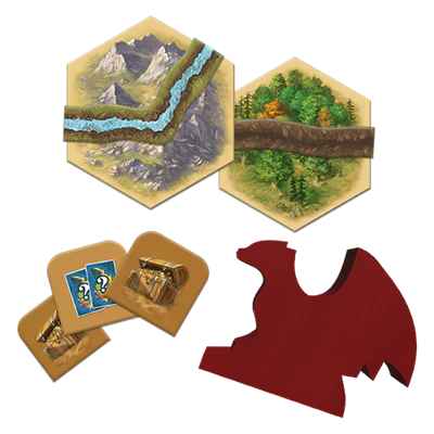 Catan - Treasures, Dragons & Adventurers Scenario - Image 4