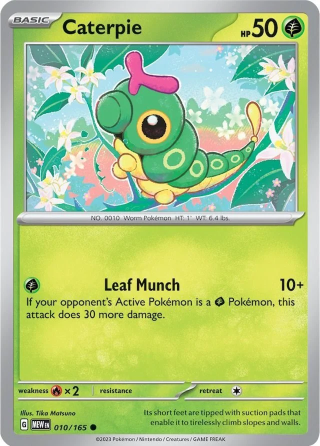 Caterpie - 010/165 - 010/165 - (SV: Scarlet & Violet 151)