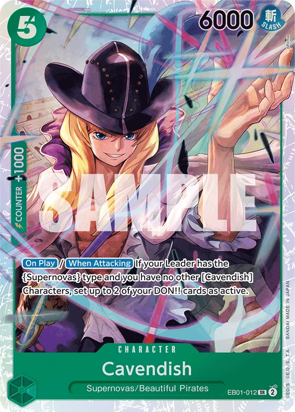 Cavendish - EB01-012 - (Extra Booster: Memorial Collection)