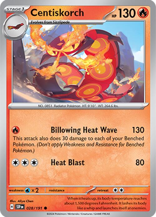 Centiskorch - 028/191 - (SV08: Surging Sparks)