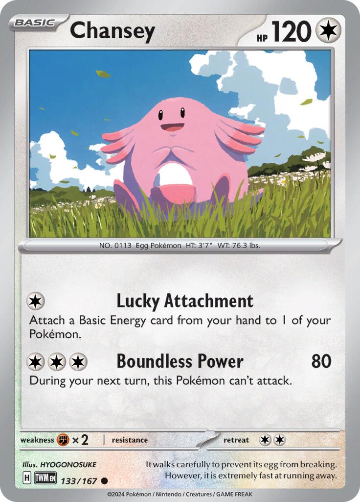 Chansey - 133/167 - 133/167 - (SV06: Twilight Masquerade)