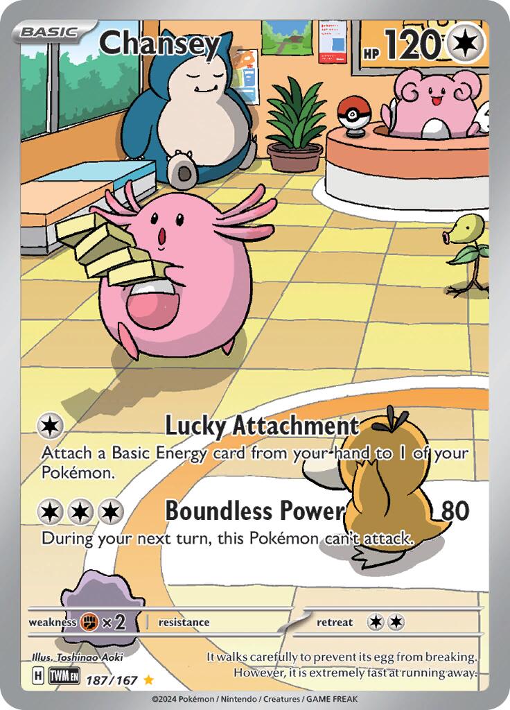Chansey - 187/167 - 187/167 - (SV06: Twilight Masquerade)