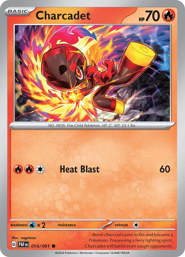 Charcadet - 014/091 - 014/091 - (SV: Paldean Fates)