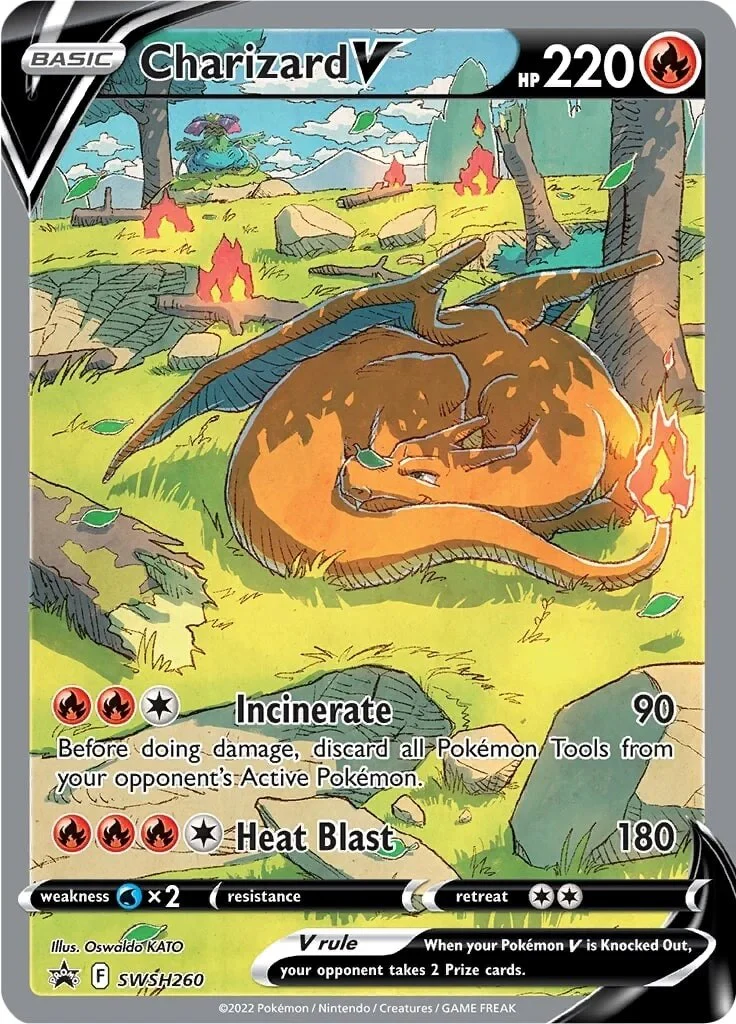 Charizard V - SWSH260 - SWSH260 - (SWSH: Sword & Shield Promo Cards)