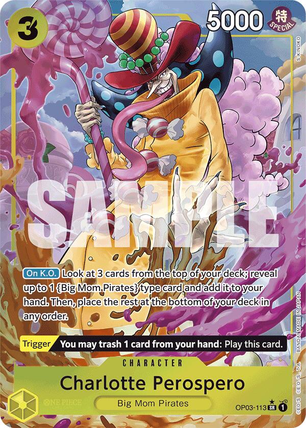 Charlotte Perospero (Alternate Art) - OP03-113 - (Premium Booster -The Best-)