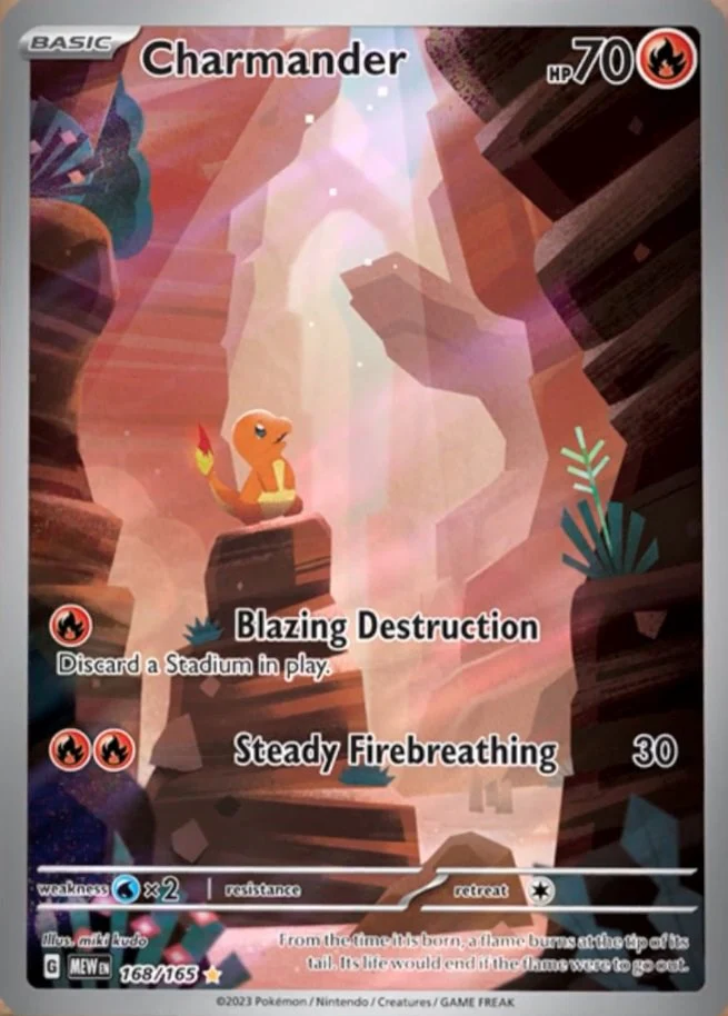 Charmander - 168/165 - 168/165 - (SV: Scarlet & Violet 151)