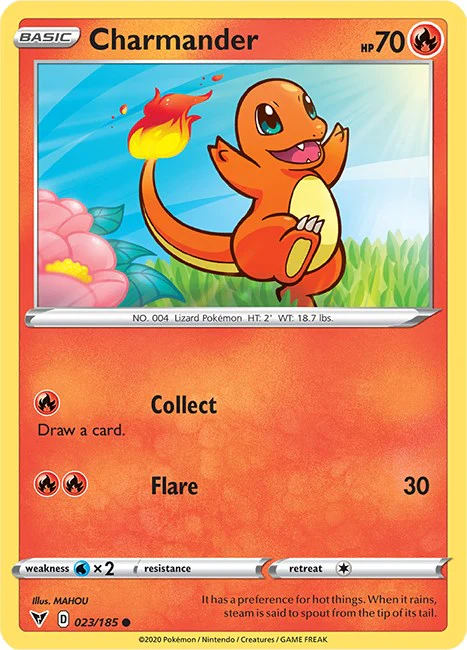 Charmander - 023/185 - (SWSH04: Vivid Voltage)