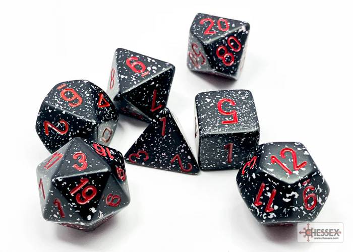 Chessex: Speckled Space Polyhedral 7-Dice Set - Image 2