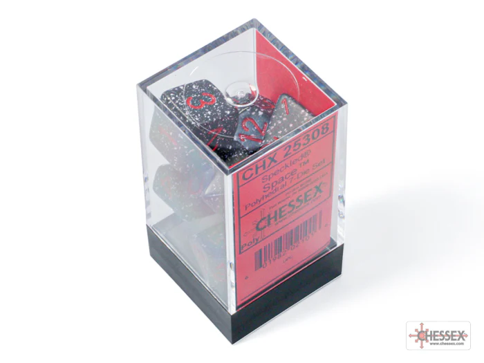Chessex: Speckled Space Polyhedral 7-Dice Set - Image 3