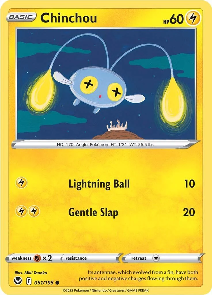 Chinchou - 051/195 - (SWSH12: Silver Tempest)