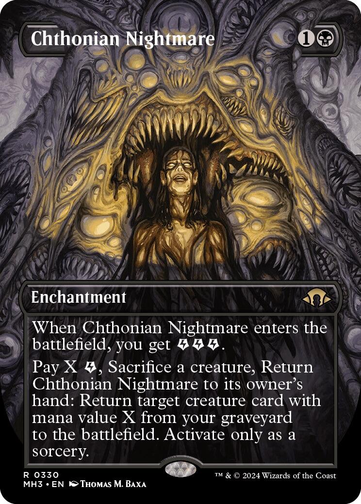 Chthonian Nightmare (Borderless) - 330 - (Modern Horizons 3)