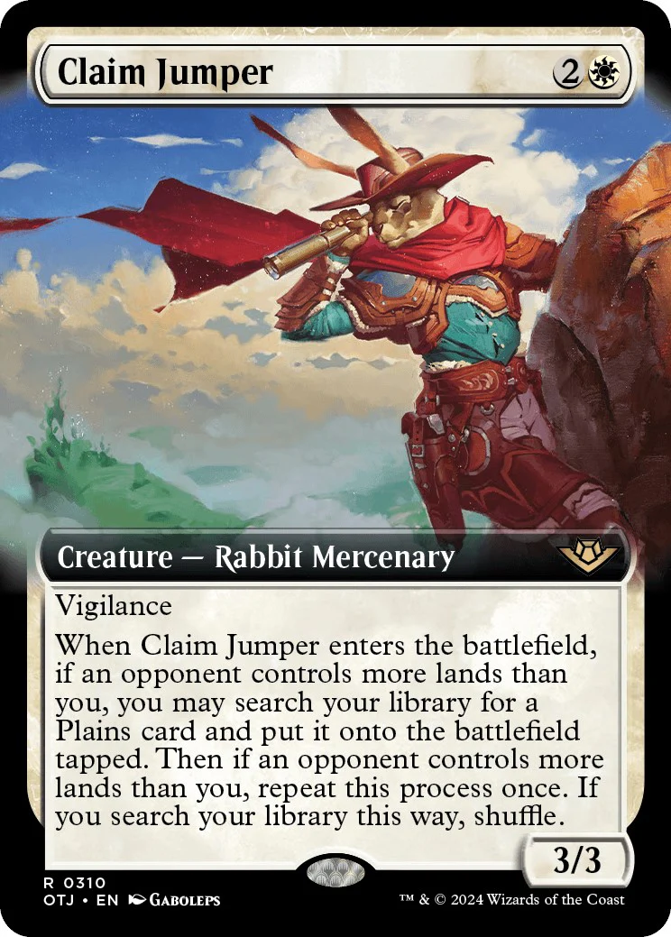 Claim Jumper (Extended Art) - 310 - (Outlaws of Thunder Junction)