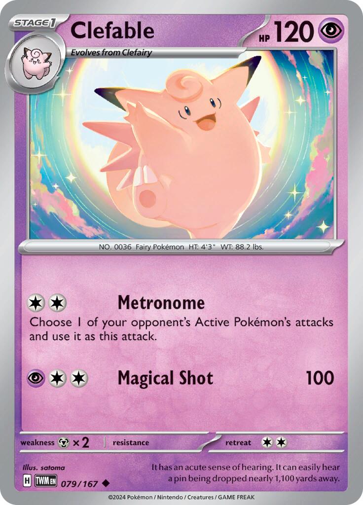Clefable - 079/167 - (SV06: Twilight Masquerade)
