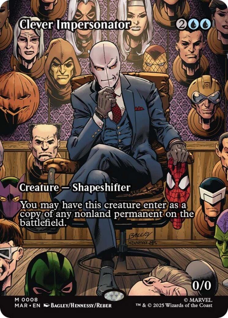 Clever Impersonator (Borderless) - 8 - (Marvel Universe Eternal-Legal)