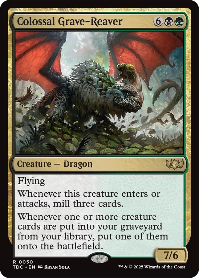 Colossal Grave-Reaver - 50 - (Commander: Tarkir: Dragonstorm)