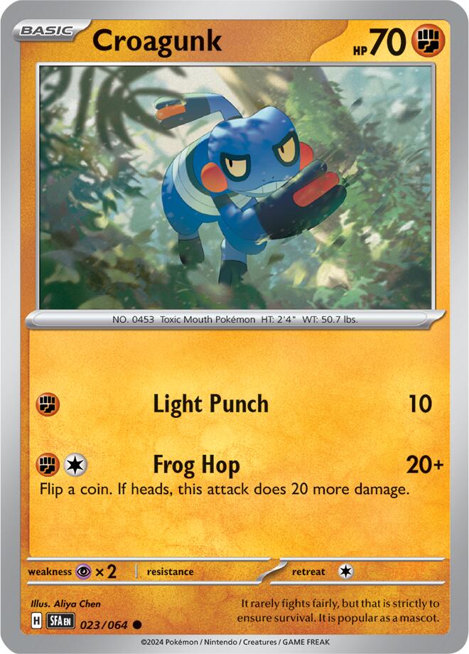 Croagunk - 023/064 - (SV: Shrouded Fable)