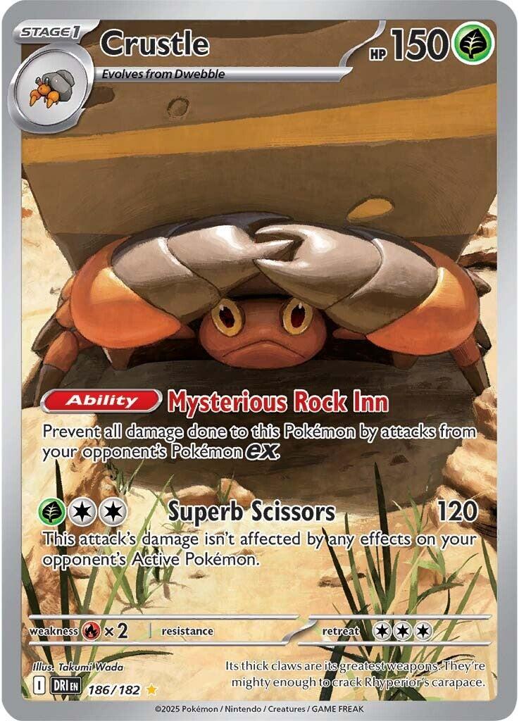 Crustle - 186/182 - 186/182 - (SV10: Destined Rivals)