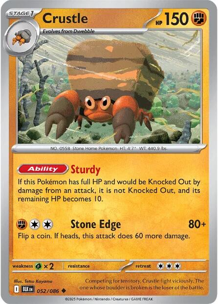 Crustle - 052/086 - (SV: Black Bolt)