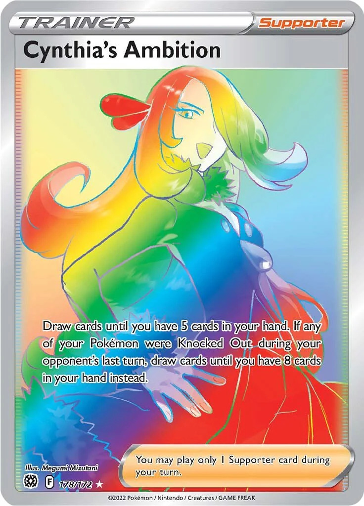 Cynthia's Ambition (Secret) - 178/172 - (SWSH09: Brilliant Stars)