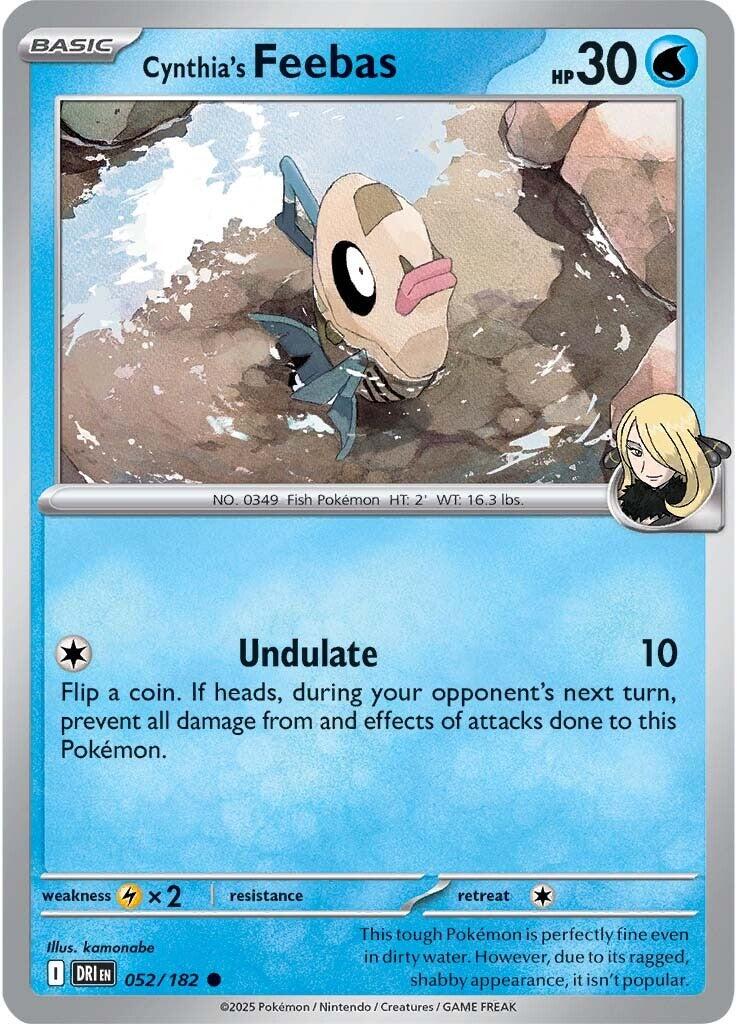 Cynthia's Feebas - 052/182 - (SV10: Destined Rivals)