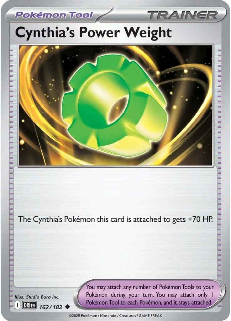 Cynthia's Power Weight - 162/182 - (SV10: Destined Rivals)