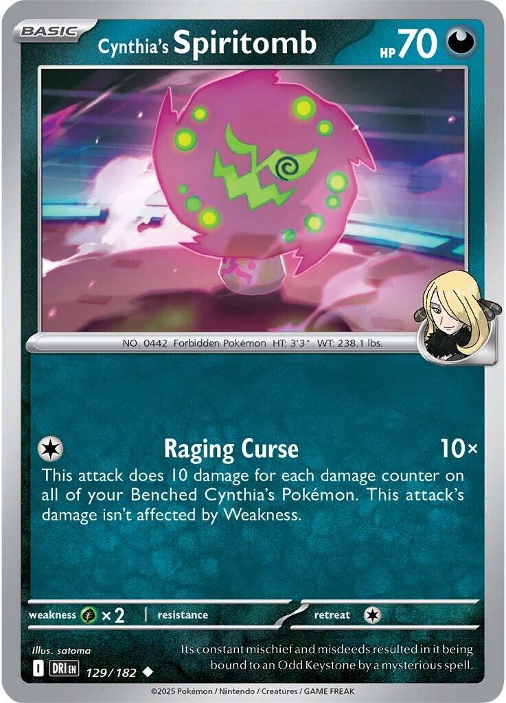Cynthia's Spiritomb - 129/182 - (SV10: Destined Rivals)